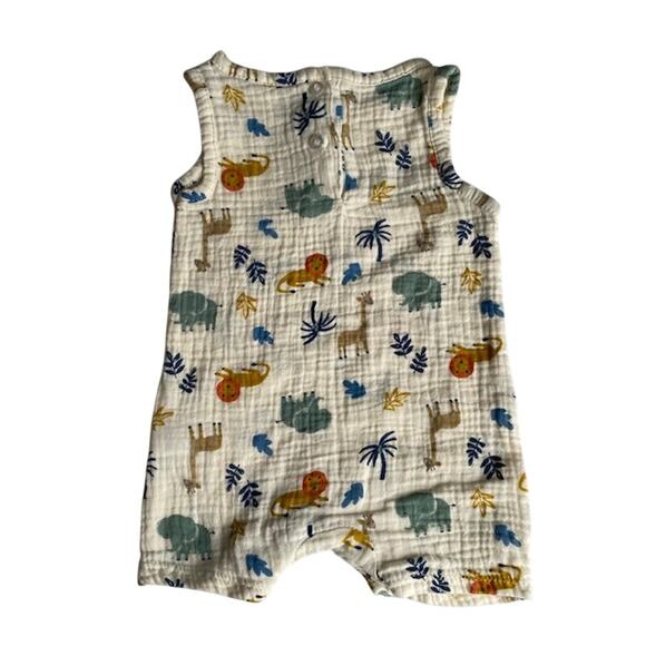 Chick Pea 100% Cotton Gauze Romper Size 3-6 Months - Picture 4 of 4